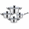 8-Piece Polished Metal Cookware Set 8-Piece Polished Metal Cookware Set