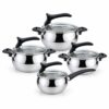 8-Piece Polished Metal Cookware Set 8-Piece Polished Metal Cookware Set