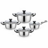 8-Piece Polished Metal Cookware Set 8-Piece Polished Metal Cookware Set
