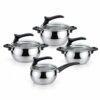 8-Piece Polished Metal Cookware Set 8-Piece Polished Metal Cookware Set