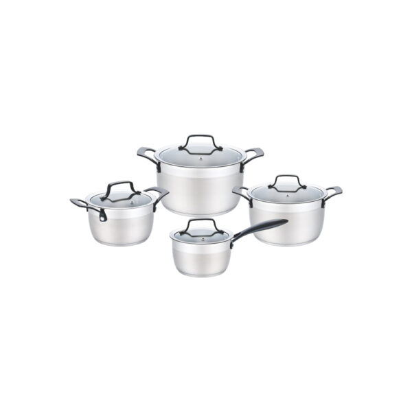 8-Piece Saucepan and Casserole Cookware Set 8-Piece Saucepan and Casserole Cookware Set