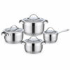 8-Piece Stainless Steel Cookware Set 8-Piece Stainless Steel Cookware Set