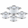 8-Piece White Cookware Set 8-Piece White Cookware Set