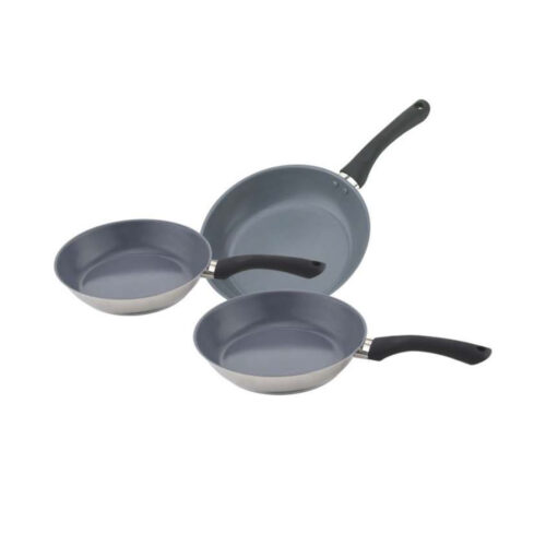 Ceramic-Coated Open Frying Pan, 18–30 cm Range