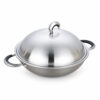 Chinese Wok Pan with Domed Lid Wholesale Cookware Supplier