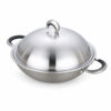 Chinese Wok Pan with Domed Lid Wholesale Cookware Supplier
