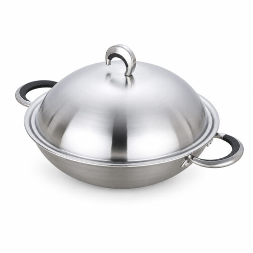 Chinese Wok Pan with Domed Lid Wholesale Cookware Supplier