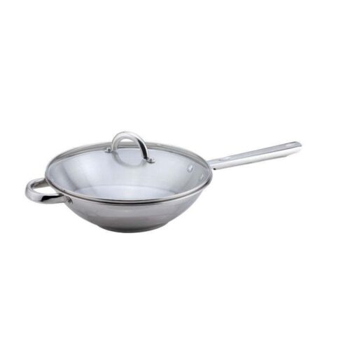 Chinese Wok with Glass Lid, 2832 cm Wholesale Supplier Chinese Wok with Glass Lid, 2832 cm Wholesale Supplier
