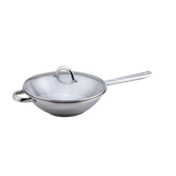 Chinese Wok with Glass Lid, 2832 cm Wholesale Supplier Chinese Wok with Glass Lid, 2832 cm Wholesale Supplier