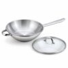 Chinese Wok with Glass Lid, 2832 cm Wholesale Supplier Chinese Wok with Glass Lid, 2832 cm Wholesale Supplier