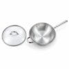 Chinese Wok with Glass Lid, 2832 cm Wholesale Supplier Chinese Wok with Glass Lid, 2832 cm Wholesale Supplier