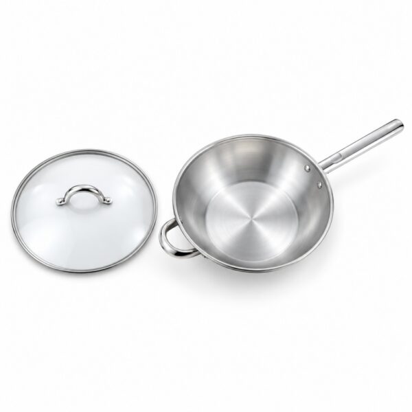 Chinese Wok with Glass Lid, 2832 cm Wholesale Supplier Chinese Wok with Glass Lid, 2832 cm Wholesale Supplier