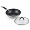 Chinese Wok with Glass Lid, 2832 cm Wholesale Supplier Chinese Wok with Glass Lid, 2832 cm Wholesale Supplier