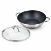 Chinese Wok with Glass Lid and Dual Handles for Wholesale Chinese Wok with Glass Lid and Dual Handles for Wholesale