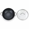 Chinese Wok with Glass Lid and Dual Handles for Wholesale Chinese Wok with Glass Lid and Dual Handles for Wholesale