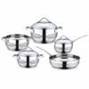 Decorative Polished Metal 9-Piece Cookware Wholesale Set Decorative Polished Metal 9-Piece Cookware Wholesale Set