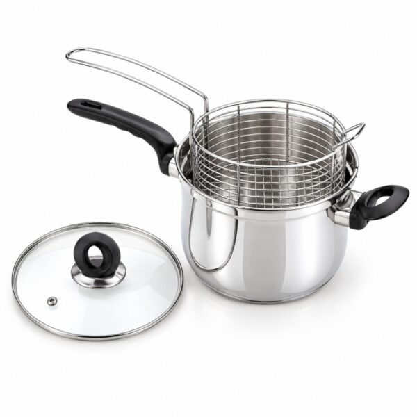 Deep Fryer Saucepan and Wire Basket Sets Wholesale Supplier