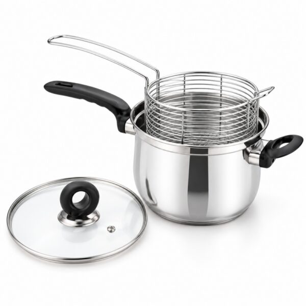 Deep Fryer Saucepan and Wire Basket Sets Wholesale Supplier