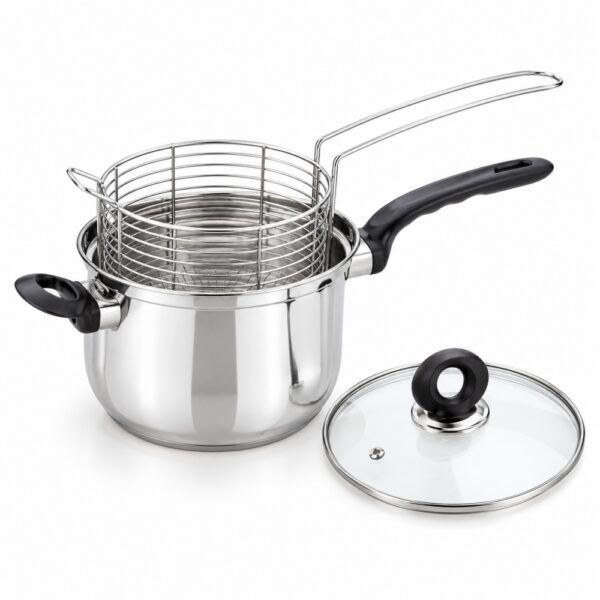 Deep Fryer Saucepan and Wire Basket Sets Wholesale Supplier