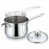 Deep Fryer Saucepan with Basket and Lid Wholesale Supply