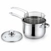 Deep Fryer Saucepan with Basket and Lid Wholesale Supply