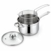 Deep Fryer Saucepan with Basket and Lid Wholesale Supply