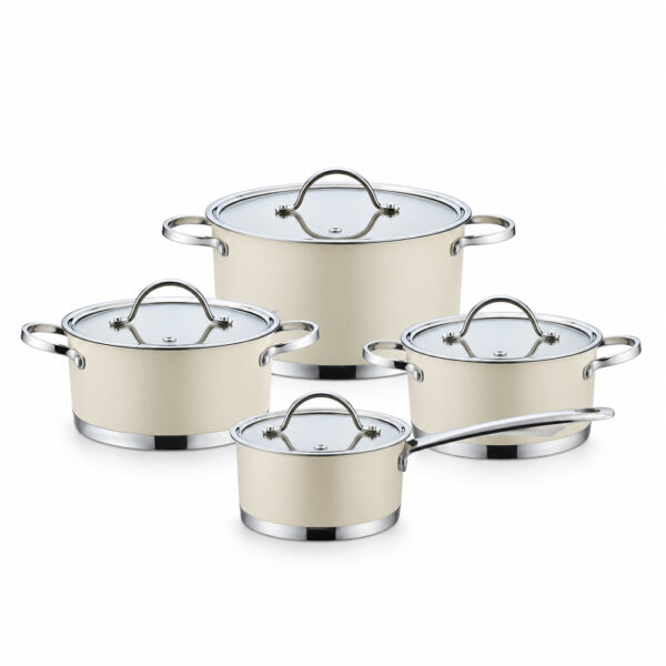 Eight-Piece Lidded Cookware Set Eight-Piece Lidded Cookware Set