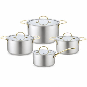 Eight-Piece Saucepan and Casserole Set