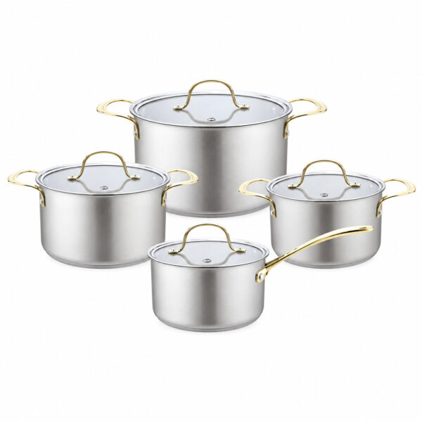 Eight-Piece Saucepan and Casserole Set Eight-Piece Saucepan and Casserole Set
