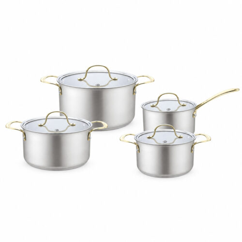 Eight-Piece Saucepan and Casserole Set Eight-Piece Saucepan and Casserole Set