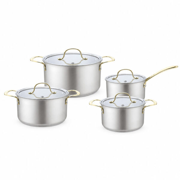 Eight-Piece Saucepan and Casserole Set Eight-Piece Saucepan and Casserole Set