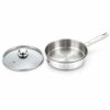 Lidded Metal Frying Pan