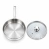 Lidded Metal Frying Pan
