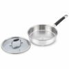 Lidded Metal Frying Pan with Glass Lid Wholesale