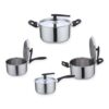 Metal Cookware Set with Standing Lids RW1011-8 Metal Cookware Set with Standing Lids RW1011-8