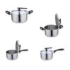 Metal Cookware Set with Standing Lids RW1011-8 Metal Cookware Set with Standing Lids RW1011-8