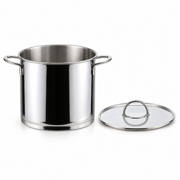 RW0208 Lidded Metal Stockpot Wholesale, Six Size Options