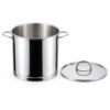 RW0208 Lidded Metal Stockpot Wholesale, Six Size Options