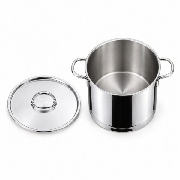 RW0208 Lidded Metal Stockpot Wholesale, Six Size Options