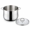 RW0209 Metal Stockpot with Glass Lid Wholesale Supplier