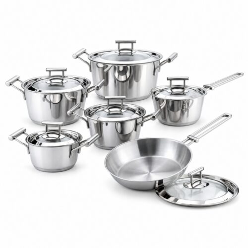 RW1212 12-Piece Polished Metal Cookware Set RW1212 12-Piece Polished Metal Cookware Set
