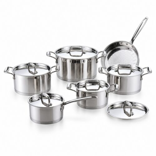 RW1256 12-Piece Polished Metal Cookware Set RW1256 12-Piece Polished Metal Cookware Set