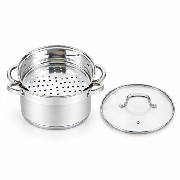 RWA002 Three-Piece Steamer Pot Set