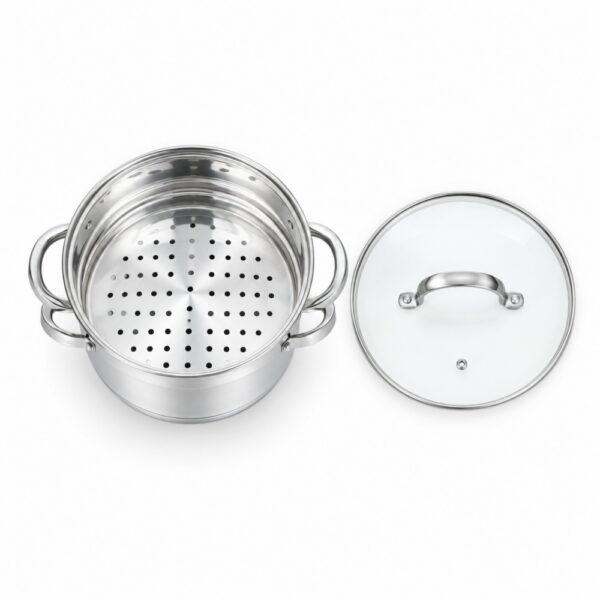 RWA002 Three-Piece Steamer Pot Set