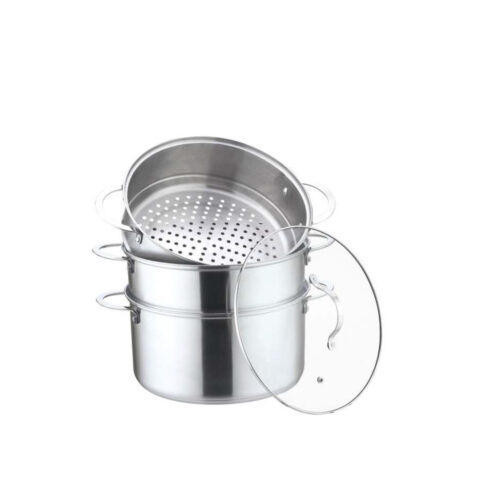 RWA056 4-Piece Metal Steamer Pot Set Wholesale Supplier