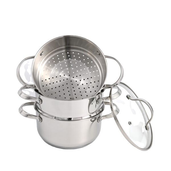 RWA056 4-Piece Metal Steamer Pot Set Wholesale Supplier RWA056 4-Piece Metal Steamer Pot Set Wholesale Supplier
