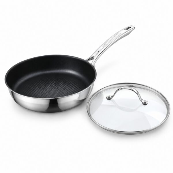 RWFP017 Metal Frying Pan with Glass Lid Wholesale Supply RWFP017 Metal Frying Pan with Glass Lid Wholesale Supply