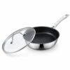 RWFP017 Metal Frying Pan with Glass Lid Wholesale Supply RWFP017 Metal Frying Pan with Glass Lid Wholesale Supply