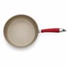 RWFP027 Open Frypan with Red Handle for Wholesale Supply RWFP027 Open Frypan with Red Handle for Wholesale Supply