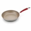 RWFP027 Open Frypan with Red Handle for Wholesale Supply RWFP027 Open Frypan with Red Handle for Wholesale Supply